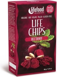 Lifefood Zeleninové chipsy z červenej repy 60g