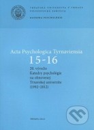 Acta Psychologica Tyrnaviensia 15-16 - cena, porovnanie