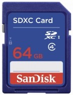 Sandisk SDXC Class 4 64GB - cena, porovnanie