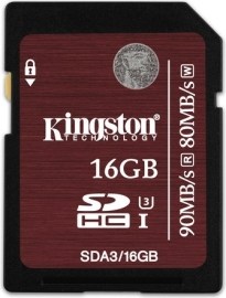 Kingston SDHC UHS-I U3 Class 10 16GB