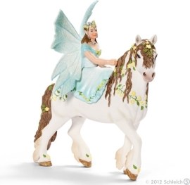 Schleich Bayala - Eyela elfia víla na kvetovanom koni