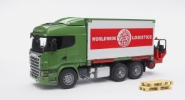 Bruder Scania-R s kontajnerom a vozíkom 03580