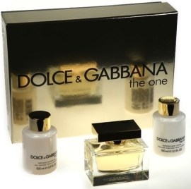 Dolce & Gabbana The One parfémovaná voda 75ml + telové mlieko 100ml + sprchový gél 100ml