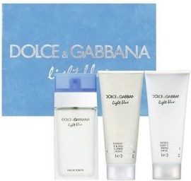Dolce & Gabbana Light Blue toaletná voda 50ml + sprchový gél 50ml + telové mlieko 50ml