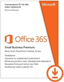 Microsoft Office 365 Small Business Premium Multi 32/64bit ESD 1r.