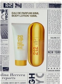 Carolina Herrera 212 VIP parfémovaná voda 80ml + telové mlieko 100ml