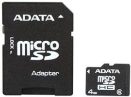 A-Data Micro SDHC Class 6 4GB