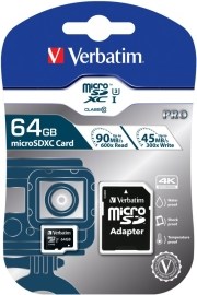 Verbatim Micro SDXC Class 10 64GB