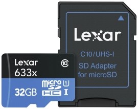 Lexar Micro SDHC 633x 32GB