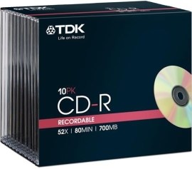 TDK t18765 CD-R 700MB 10ks