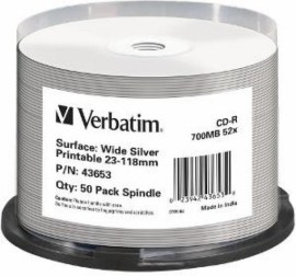 Verbatim 43653 CD-R 700MB 50ks