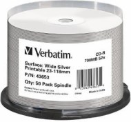 Verbatim 43653 CD-R 700MB 50ks - cena, porovnanie