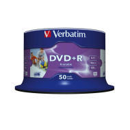 Verbatim 43512 DVD+R 4.7GB 50ks - cena, porovnanie
