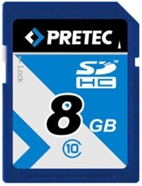 Pretec SDHC 233x Class 10 8GB
