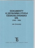 Dokumenty k ústavnímu vývoji Československa II/B. (1948 – 1968 - cena, porovnanie
