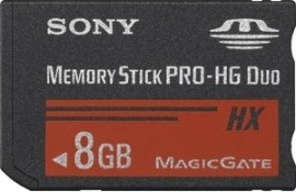 Sony Memory Stick Pro-HG Duo 8GB