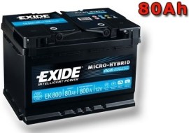 Exide Micro-Hybrid AGM 80Ah