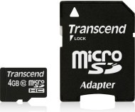 Transcend Micro SDHC Class 10 4GB - cena, porovnanie