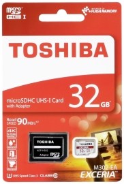 Toshiba Micro SDHC Exceria UHS-I Class 10 32GB