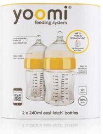 Yoomi Easy Latch Bottle 2x140ml