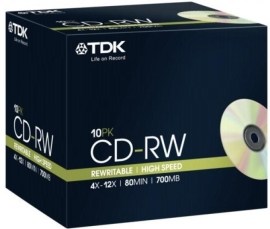 TDK t8798 CD-RW 700MB 10ks