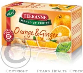 Teekanne World Of Fruits Orange & Ginger 20x2.25g