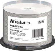 Verbatim 43744 DVD-R 4.7GB 50ks - cena, porovnanie