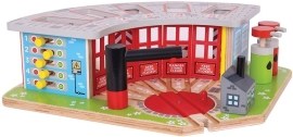 Bigjigs Rail Depo pre 5 vláčikov