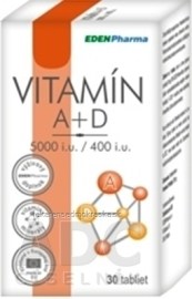 Edenpharma Vitamín A + D 30tbl