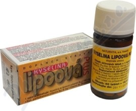 NaturVita Kyselina lipoová Plus 60tbl