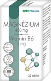 Edenpharma Magnézium + Vitamín B6 30tbl
