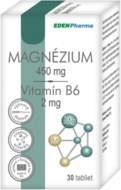 Edenpharma Magnézium + Vitamín B6 30tbl - cena, porovnanie