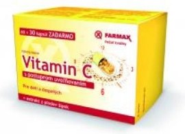 Farmax Vitamin C s postupným uvoľňovaním 90tbl