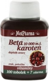 MedPharma Betakarotén 10000I.U. 107tbl