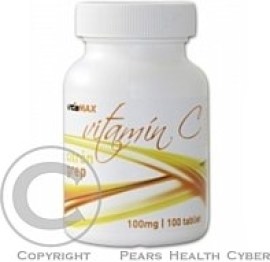 Vitamax Vitamín C 100mg citrón 100tbl
