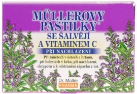 Dr. Muller Müllerove pastilky so Šalviou a vitamínom C 36ks