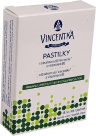 Vincentka Pastilky bylinné 18ks