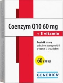 Generica Coenzym Q10 + Vitamín E 60tbl