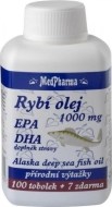 MedPharma Rybí olej 1000mg 37tbl - cena, porovnanie