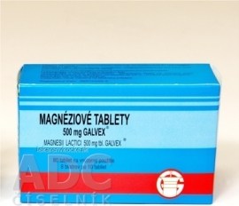 Galvex Magnéziové tablety 500mg 80tbl