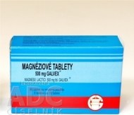 Galvex Magnéziové tablety 500mg 80tbl - cena, porovnanie