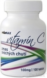Vitamax Vitamín C 100mg zmes chutí 100tbl