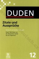 Duden in 12 Bänden - Zitate und Aussprüche Bd.12 - cena, porovnanie