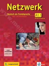 Netzwerk A1.1 - kombinovaná učebnica nemčiny a PZ vr. 2 audio-CD a DVD