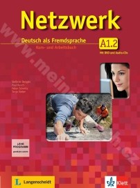Netzwerk A1.2 - kombinovaná učebnica nemčiny a PZ vr. 2 audio-CD a DVD