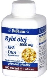 MedPharma Rybí olej 1000mg 107tbl