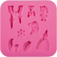 Tescoma Delícia Deco silikónové formičky pre dievčatá - cena, porovnanie