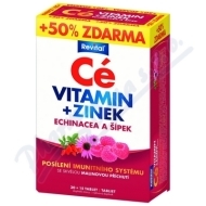 Vitar Revital Vitamín C + Zinok 45tbl - cena, porovnanie
