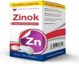 DZSK Zinok 15mg 120tbl