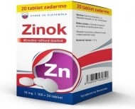 DZSK Zinok 15mg 120tbl - cena, porovnanie